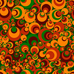 Seamless pattern of perfectly aligned circle shapes. Abstract background.
