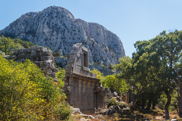 Fototapeta na wymiar Ruins of the ancient city of Termessos, Turkey