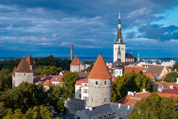 Obraz premium Old town Tallinn, Estonia