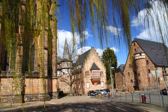 Marburg, Hessen, Komturhaus,mineralogisches Museum,