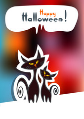 halloween black cats