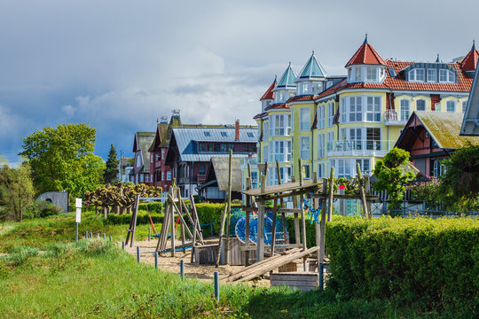 Bäderarchitektur in Bansin auf der Insel Usedom