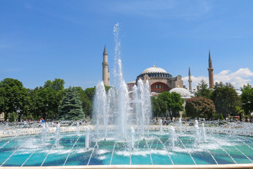 Hagia Sophia, Istanbul, Turkey - obrazy, fototapety, plakaty