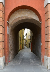 Fototapeta na wymiar Foligno (Italy) - A beautiful medieval city in Umbria region, central Italy