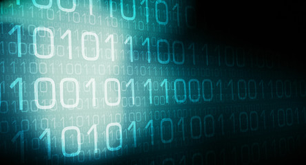 Obraz premium Futuristic technology programming