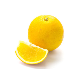 Fresh orange  isolate on white background