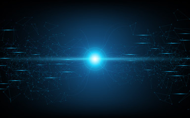 vector networking background molecular design technology concept