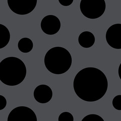 Seamless vector background with decorative circles. Print. Cloth design, wallpaper.