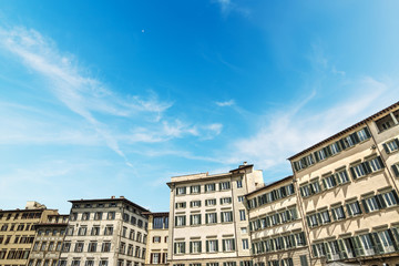 Fototapeta na wymiar historic buildings in Piazza Santa Croce