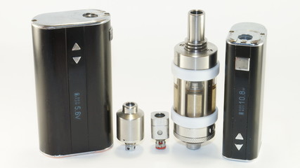 E-cigarette or vaping device isolated on white_8