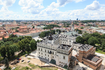 Fototapeta na wymiar Aerial view of Vilnius, Lithuania 