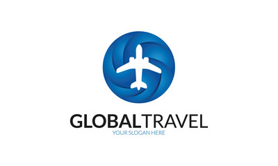 Obraz premium Global Travel Logo