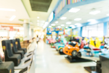 Abstract blur playground for kids and games center