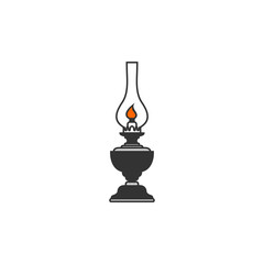 Classic Lamp Illustration Logo