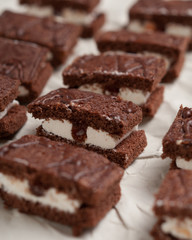 Sweet besquits close up simple composition