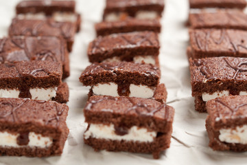 Sweet besquits close up simple composition