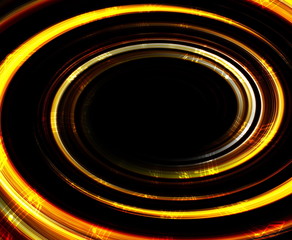 music note and abstrtact color background. light Circle.