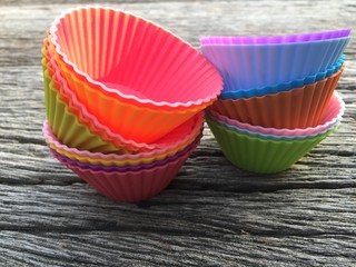 Colorful silicone baking mold