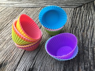Colorful silicone baking mold
