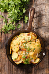 roasted potato with herbs