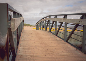 bridge to the beach