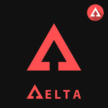 Delta letter icon