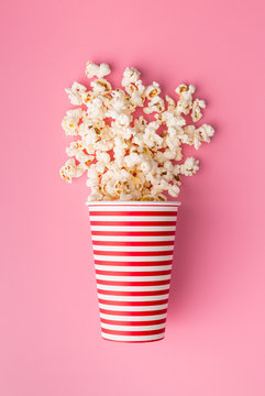 popcorn in paper cup