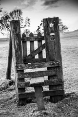 Old gate in the Yorkshire dales