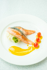 Salmon steak