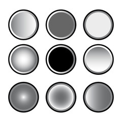 vector of button icon