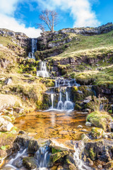 Yorkshire Dales waterfall