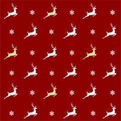 Fototapeta premium Christmas pattern, seamless design. Merry card decorat