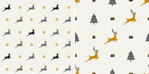 Christmas pattern, seamless design. Merry  card decorat