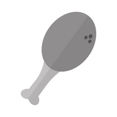 delicious chicken thighs icon vector illustration design