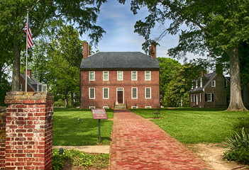 front view of Kenmore Plantation in Fredericksburg, Va