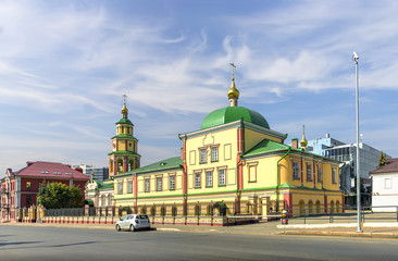 Fototapeta na wymiar The Church of the Descent of the Holy Spirit (Sukonnaya Sloboda). Kazan. Tatarstan, Russia.