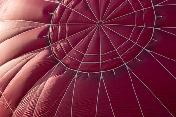 Hot air ballon close up