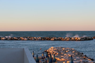 Obraz premium stormy sea