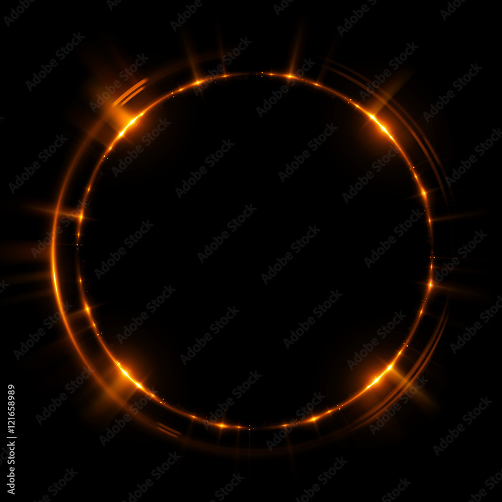 Poster abstract ring background with luminous swirling backdrop. glowing spiral. the energy flow tunnel. sh