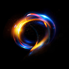 Abstract ring background with luminous swirling backdrop. Glowing spiral. The energy flow tunnel.
Shine round frame with light circles light effect. Glowing cover. Space for your message.