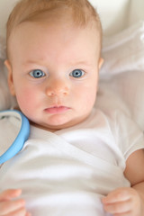 Baby with blue eyes