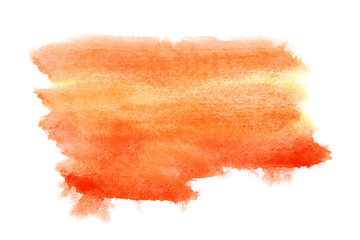 Orange watercolor background