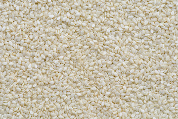 White sesame seed background