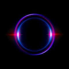 Abstract ring background with luminous swirling backdrop. Glowing spiral. The energy flow tunnel.
Shine round frame with light circles light effect. Glowing cover. Space for your message.