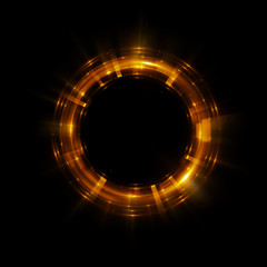Abstract ring background with luminous swirling backdrop. Glowing spiral. The energy flow tunnel.
Shine round frame with light circles light effect. Glowing cover. Space for your message.