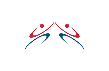 team sport human logo