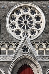 Rose window in Christchurch, NZ