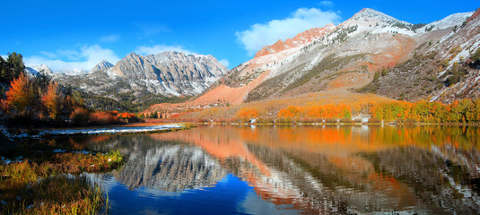 North lake landscape in California eastern Sierra mountains