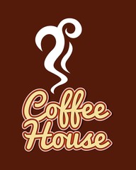 coffee cup house isolated icon vector illustration design
