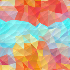 Seamless texture with triangles, abstract vector